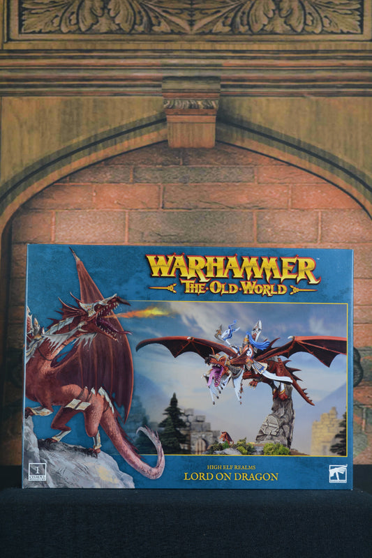 Warhammer The Old World: High Elf Realm: Lord on Dragon