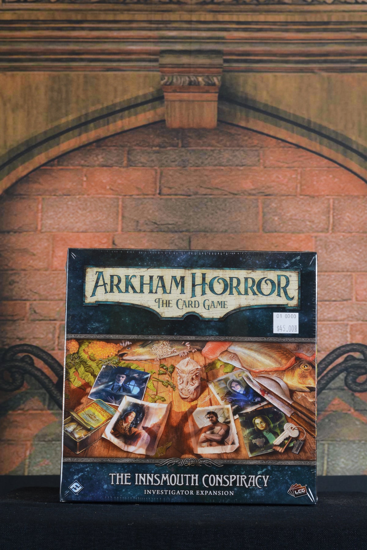 arkham horror card game innsmouth conspiracy Horror: The exuncar Wooden collector box for Fire King - HAT Printing:SCD 210