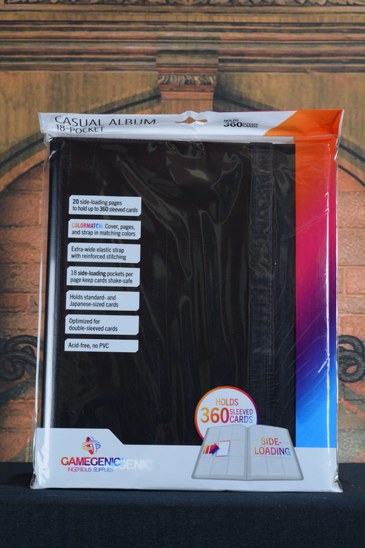 Casual Album 18-Pocket: Black