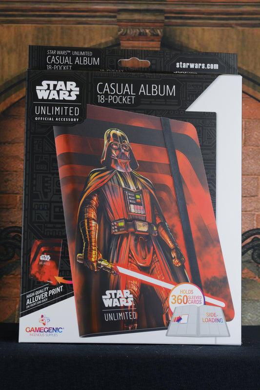 Star Wars Unlimited: Casual Album 18-Pocket: Darth Vader Unstoppable
